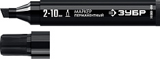 ЗУБР МП-1000К чёрный, 2-10 мм, клиновидный перманентный маркер (06333-2)