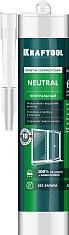 KRAFTOOL NEUTRAL, 300 мл, белый, нейтральный силиконовый герметик (41257-0)