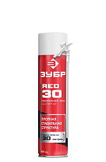 ЗУБР RED 30, 400 мл, адаптерная, всесезонная, SVS, выход до 22 л, монтажная пена (41140)