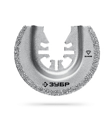 ЗУБР DIAMOND 65x2.0 мм полотно пильное с алмазным зерном Р50: керамика, бетон, кирпич, UniLock (15554-65)