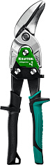 KRAFTOOL Alligator, 250 мм, левые усиленные ножницы по металлу с выносом (2328-OL)