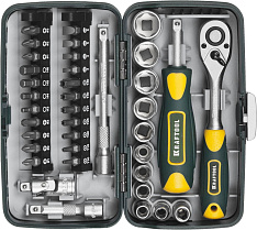 KRAFTOOL X-Drive 38, 38 предм., универсальный набор инструмента (27970-H38)