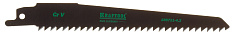 KRAFTOOL S644D, по дереву, шаг 4.2 мм, 130 мм, полотно для сабельной пилы (159711-4,2)