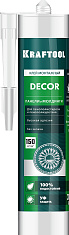 KRAFTOOL DÉCOR, 310 мл, белый, монтажный клей для молдингов (41349)