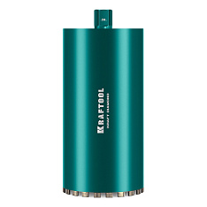 KRAFTOOL DIAMOND 200 мм (450 мм, 1 1/4″, лазерная сварка, сухое сверление с микроударом), алмазная коронка по железобетону (29825-200)