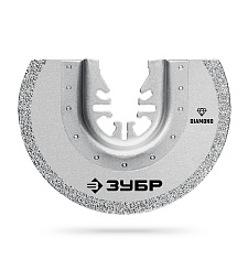 ЗУБР DIAMOND 85x2.0 мм полотно пильное с алмазным зерном Р50: керамика, бетон, кирпич, UniLock (15554-85)
